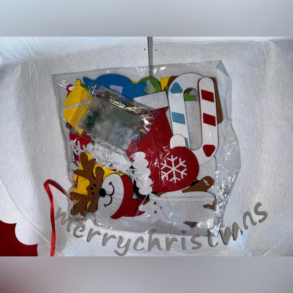 DIY Design Festive Red and White Christmas Tree Skirt, 46